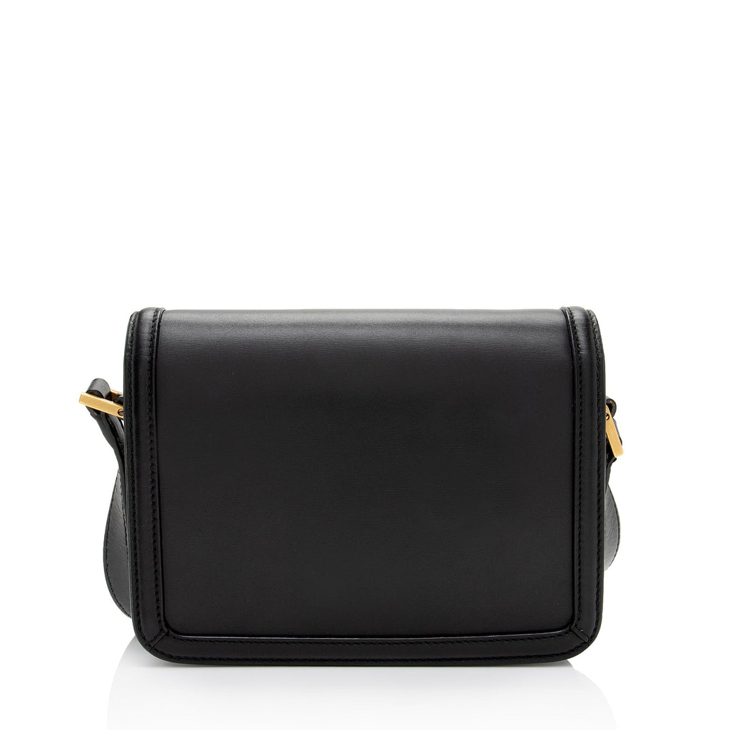 Saint Laurent Calfskin Monogram Solferino Small Shoulder Bag (SHF-3WORNU)