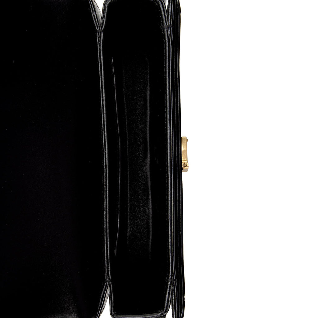 Saint Laurent Calfskin Monogram Solferino Small Shoulder Bag (SHF-3WORNU)