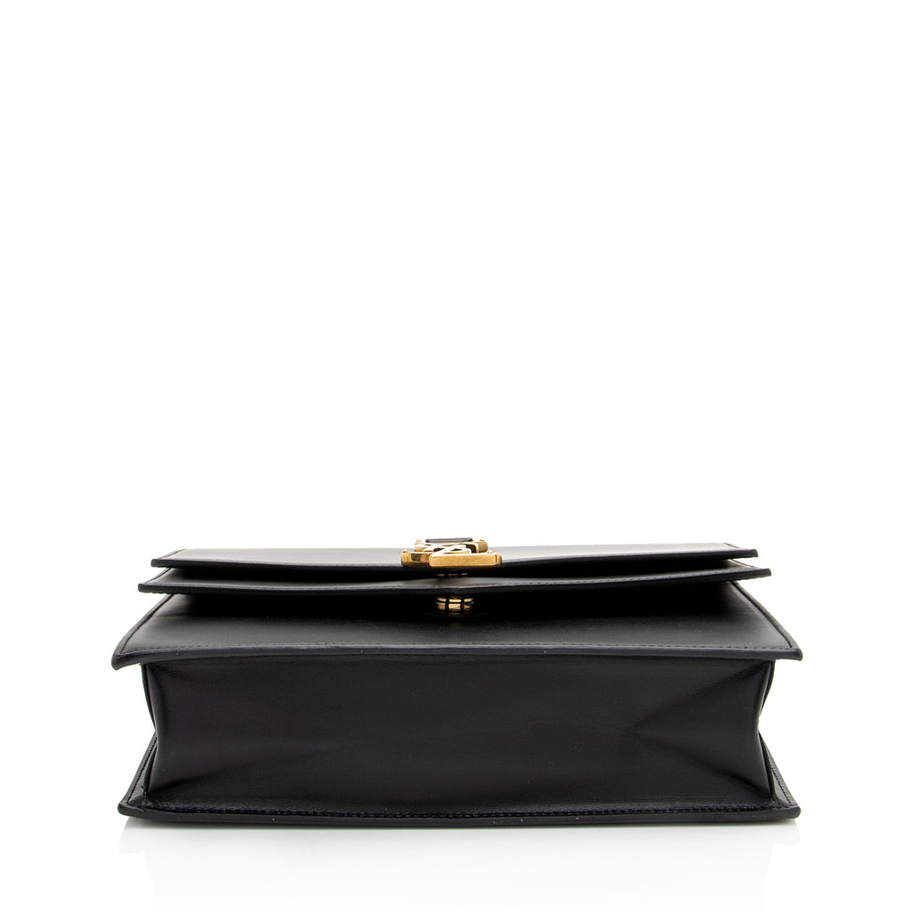 Saint Laurent Calfskin Monogram Sulpice Medium Shoulder Bag