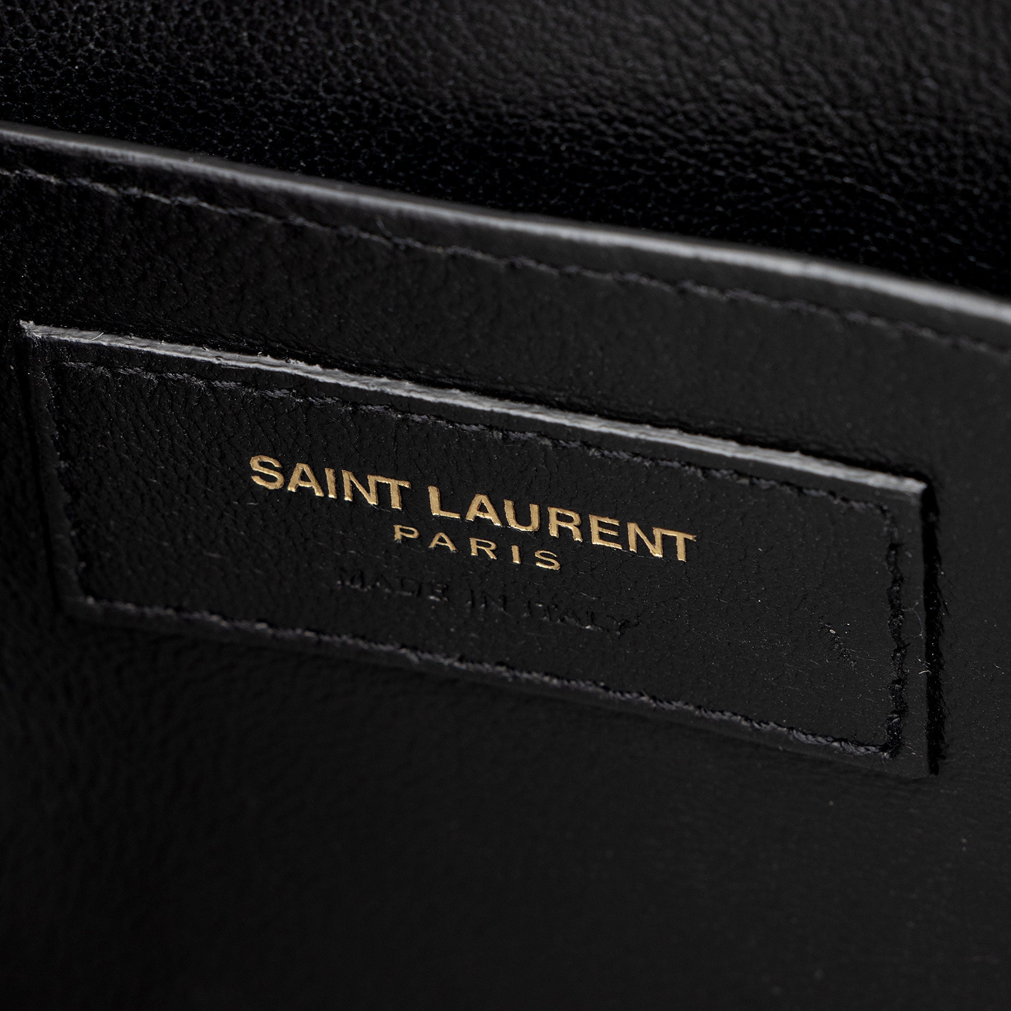 Saint Laurent Calfskin Monogram Sulpice Medium Shoulder Bag