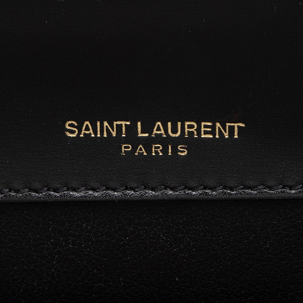 Saint Laurent Calfskin Monogram Sulpice Medium Shoulder Bag
