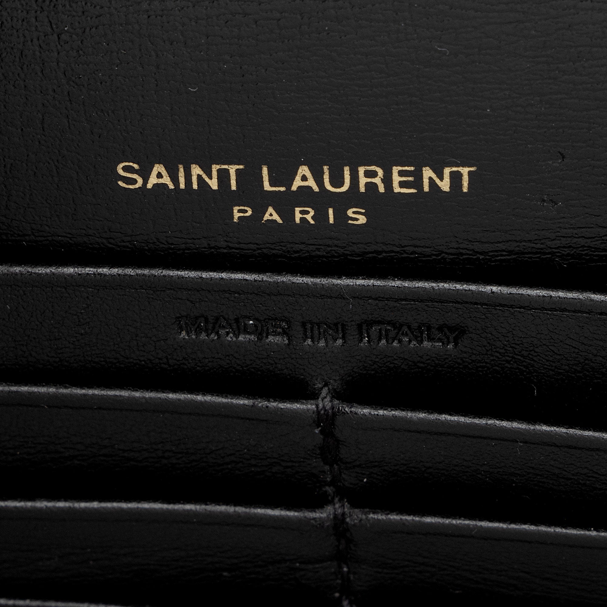 Saint Laurent Calfskin Monogram Sunset Mini Wallet on Chain Bag (SHF-dovv8x)