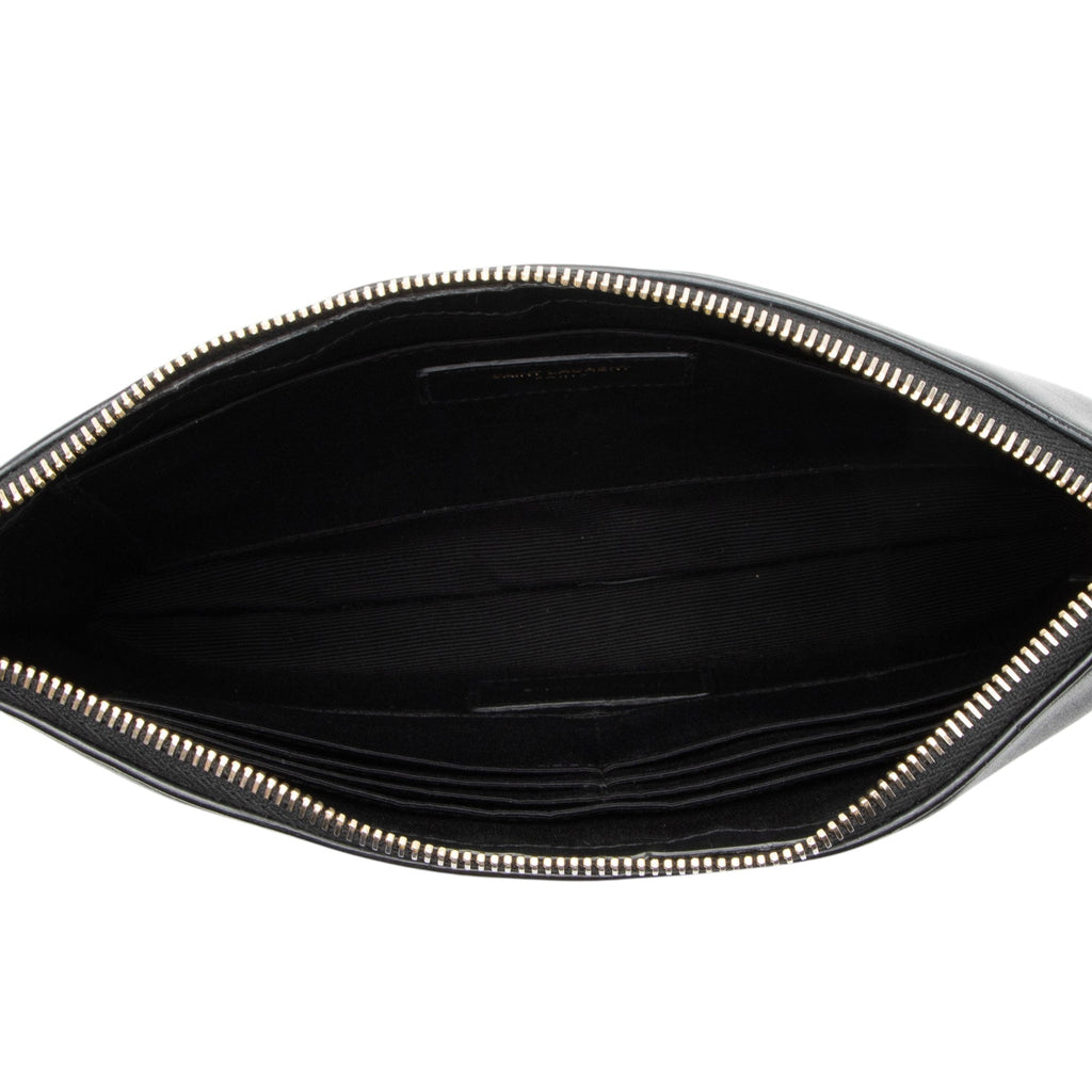 Saint Laurent Calfskin Monogram Teen Small Crossbody