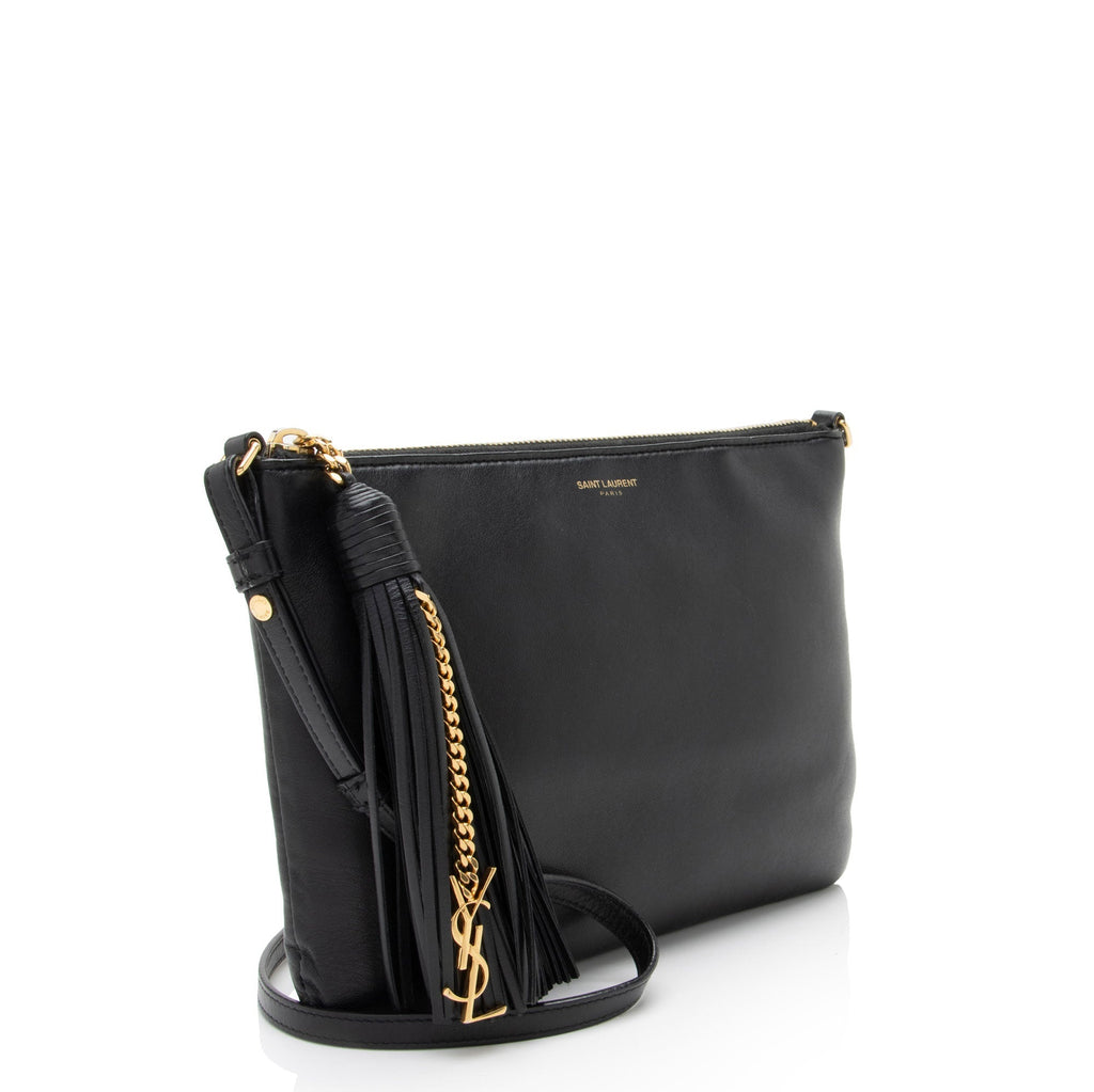 Saint Laurent Calfskin Monogram Teen Small Crossbody