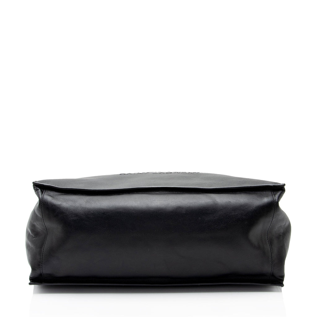 Saint Laurent Calfskin Rive Gauche Small Tote