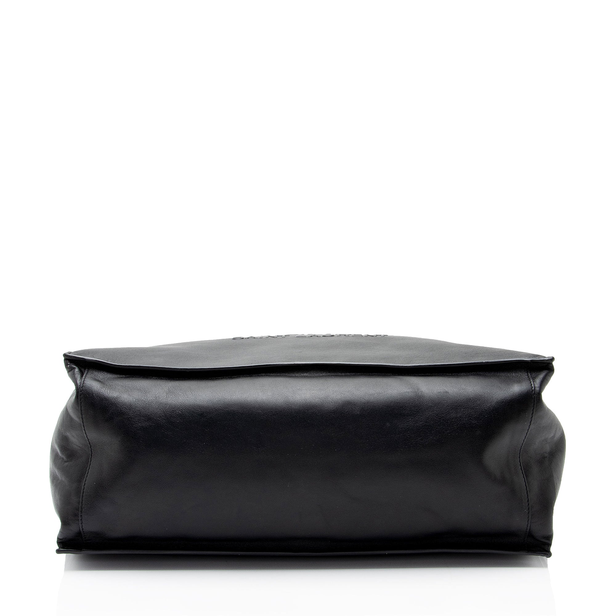 Saint Laurent Calfskin Rive Gauche Small Tote