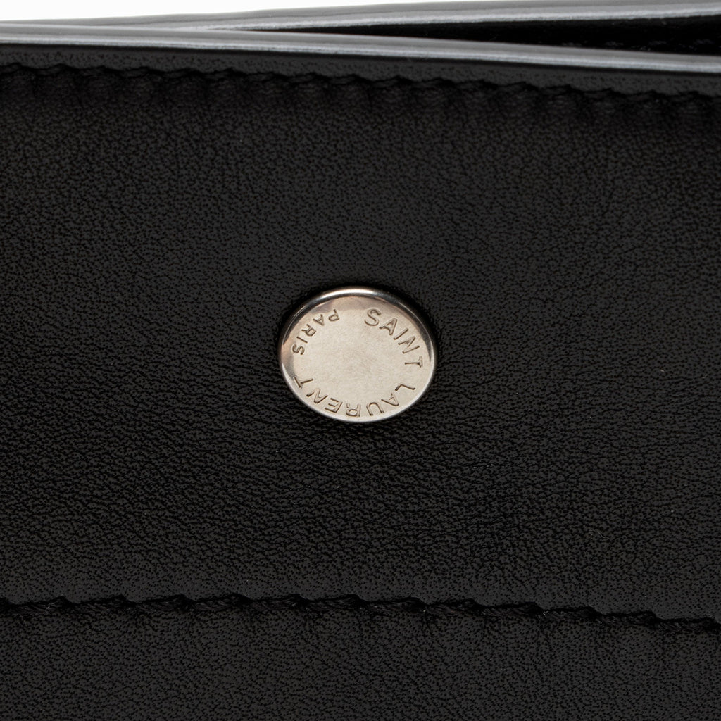 Saint Laurent Calfskin Rive Gauche Small Tote
