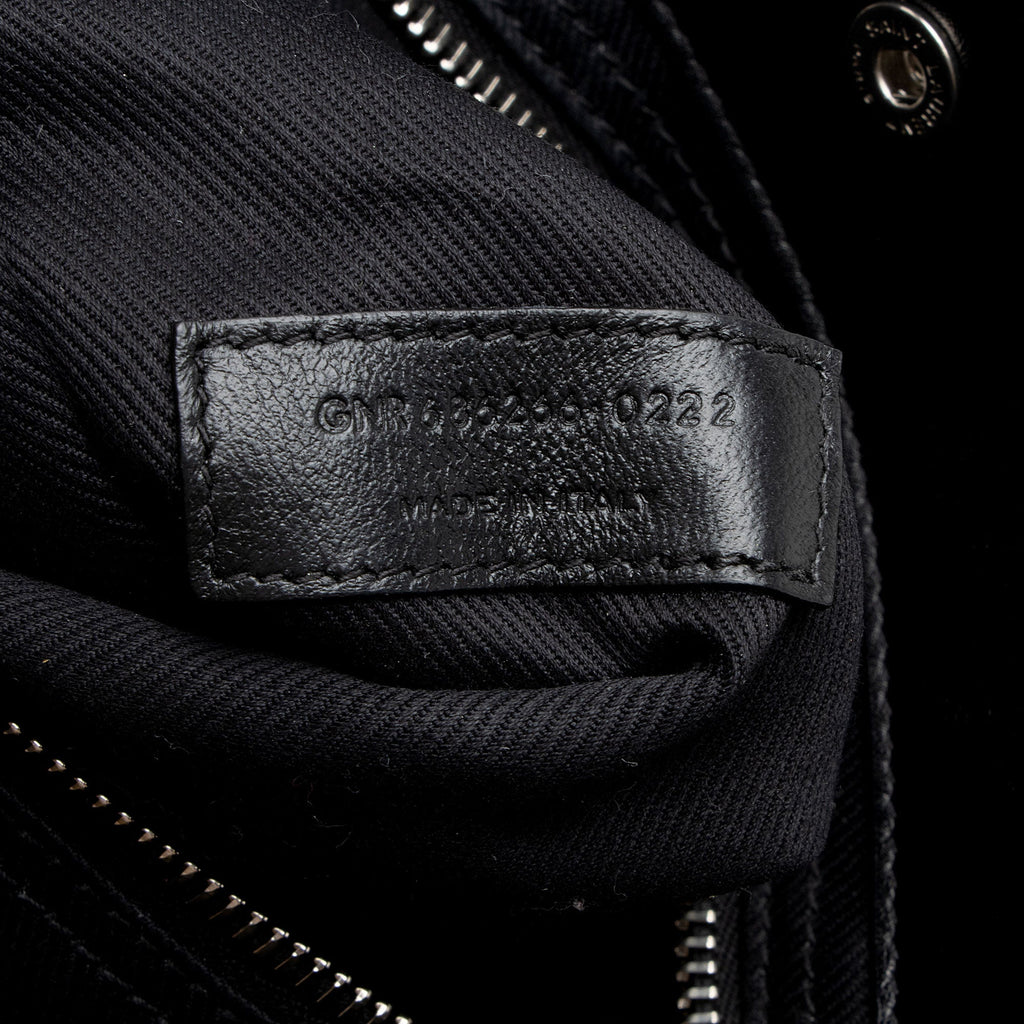 Saint Laurent Calfskin Rive Gauche Small Tote