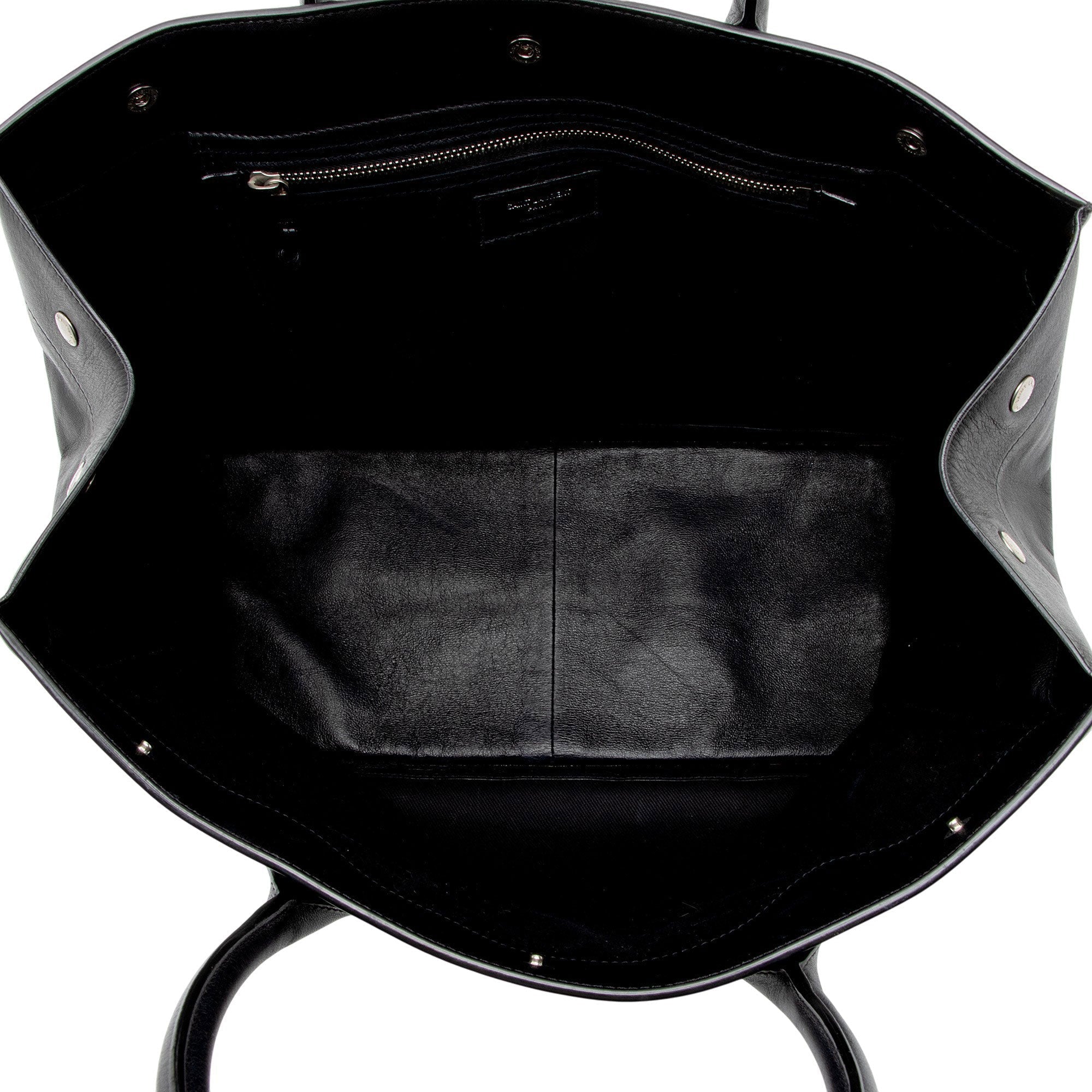 Saint Laurent Calfskin Rive Gauche Small Tote