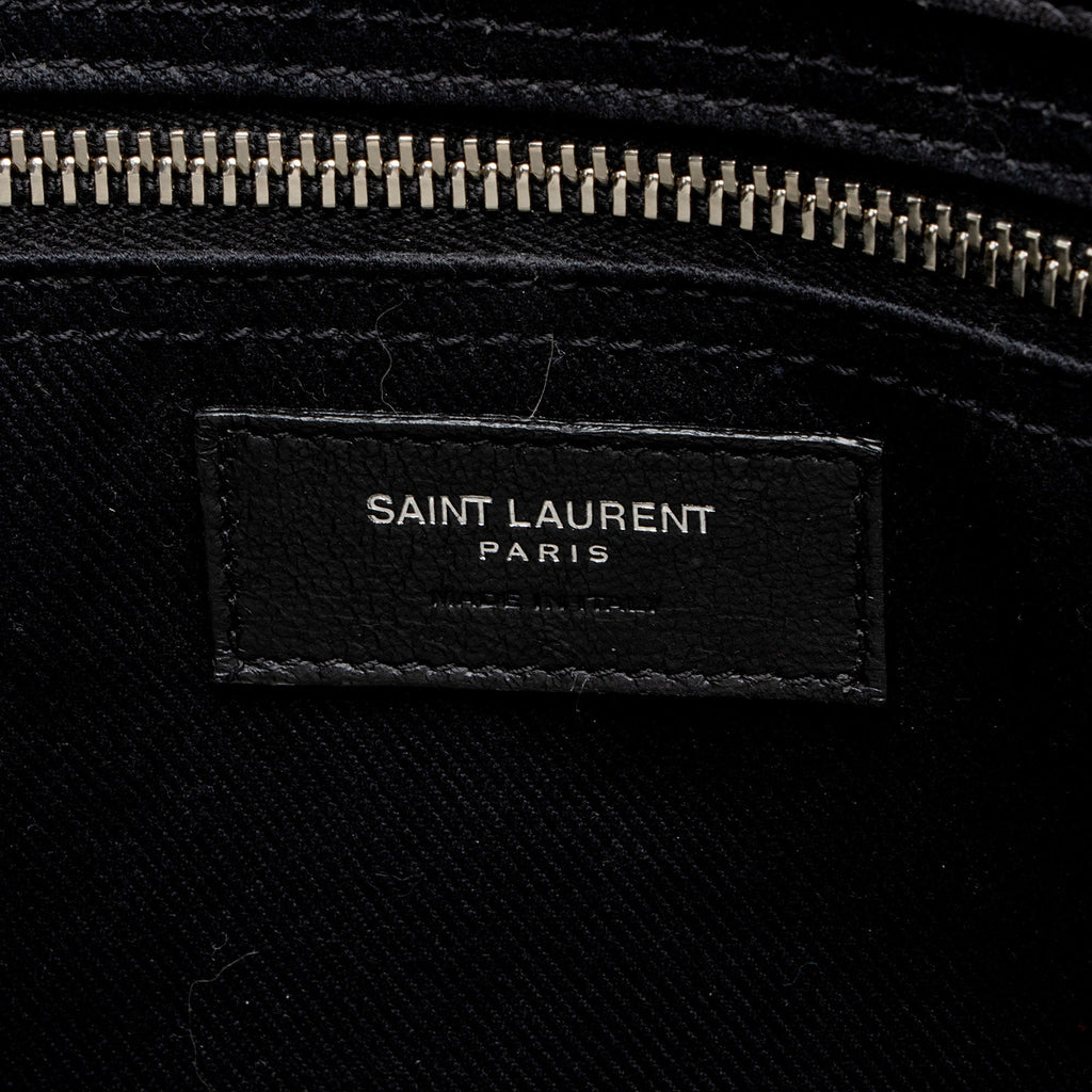 Saint Laurent Calfskin Rive Gauche Small Tote