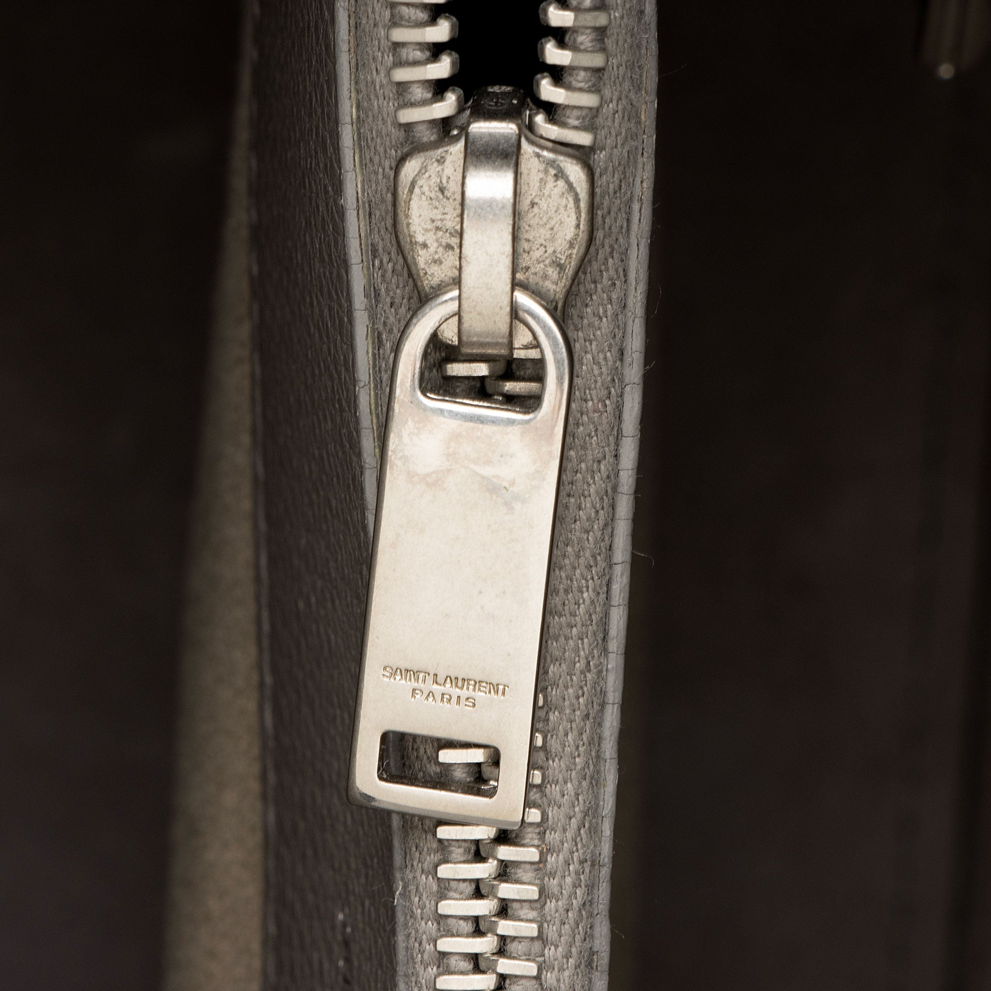 Saint Laurent Calfskin Bicolor Sac De Jour Baby Tote