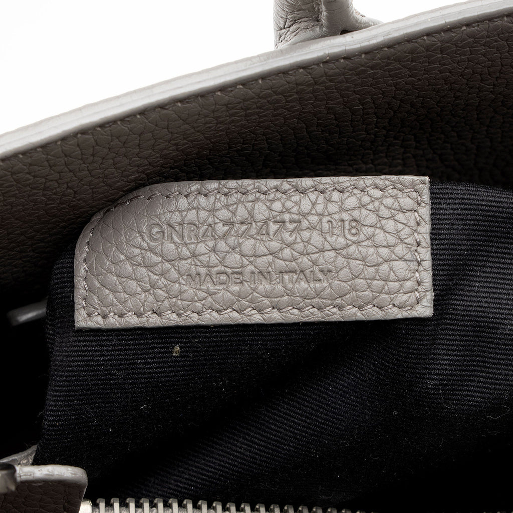 Saint Laurent Calfskin Bicolor Sac De Jour Baby Tote