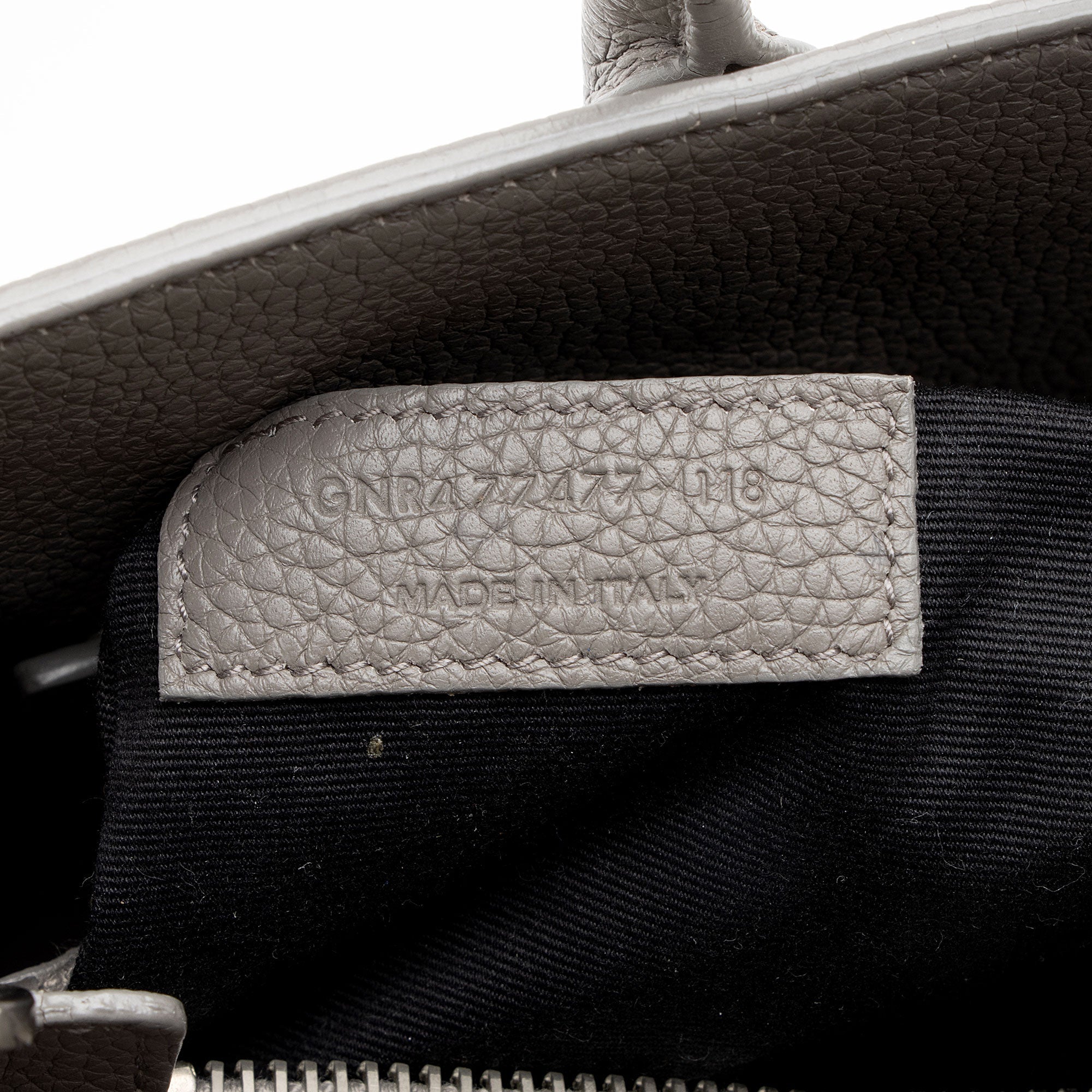 Saint Laurent Calfskin Bicolor Sac De Jour Baby Tote