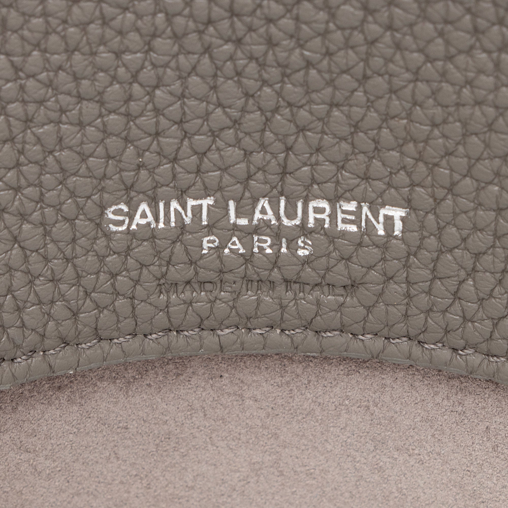 Saint Laurent Calfskin Bicolor Sac De Jour Baby Tote