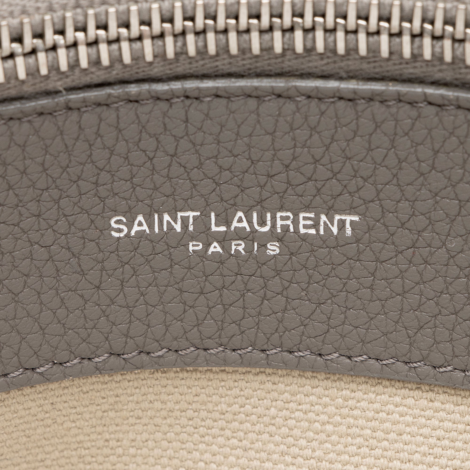 Saint Laurent Calfskin Bicolor Sac De Jour Baby Tote