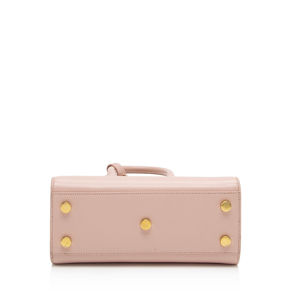 Saint Laurent Calfskin Sac De Jour Nano Tote (SHF-EN9mQm)