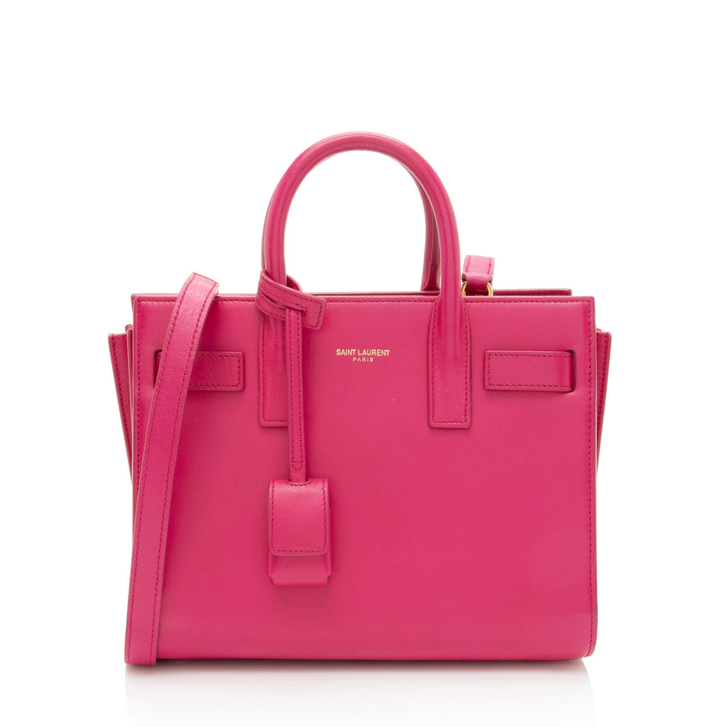 Saint Laurent Calfskin Sac De Jour Nano Tote