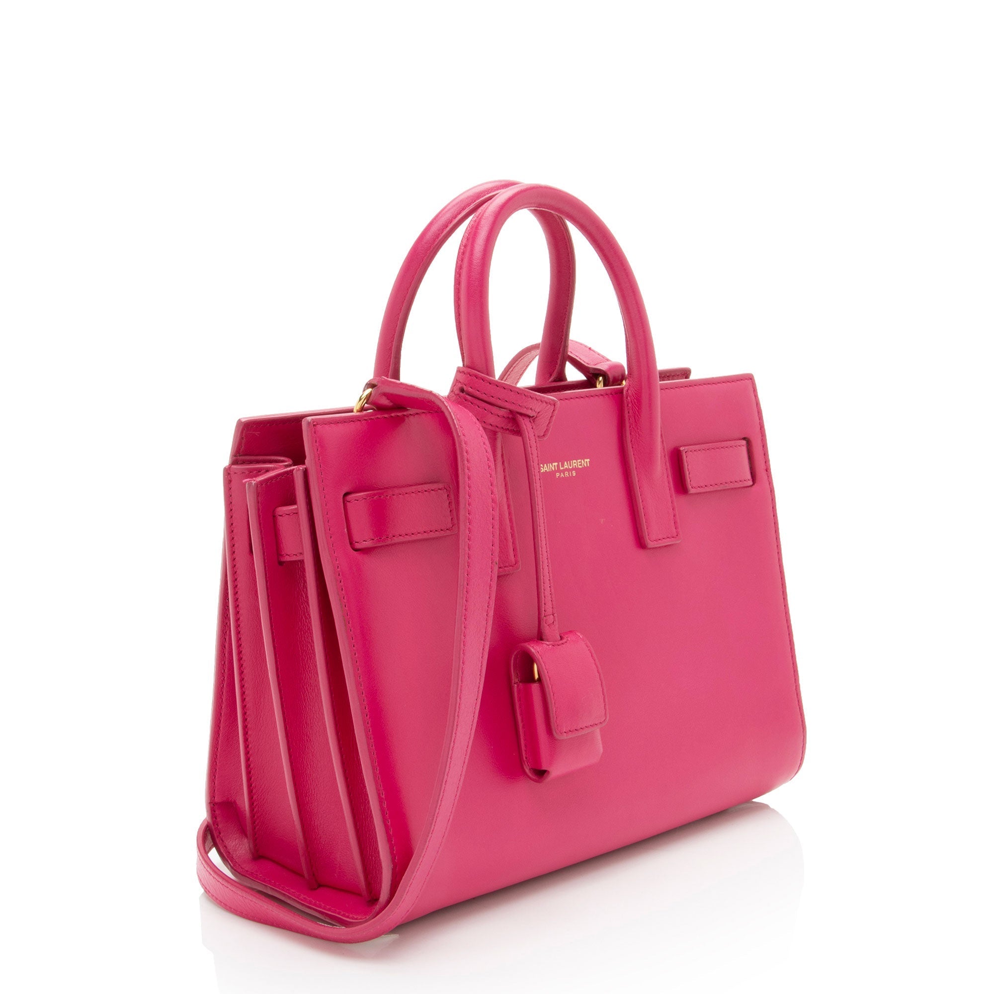 Saint Laurent Calfskin Sac De Jour Nano Tote