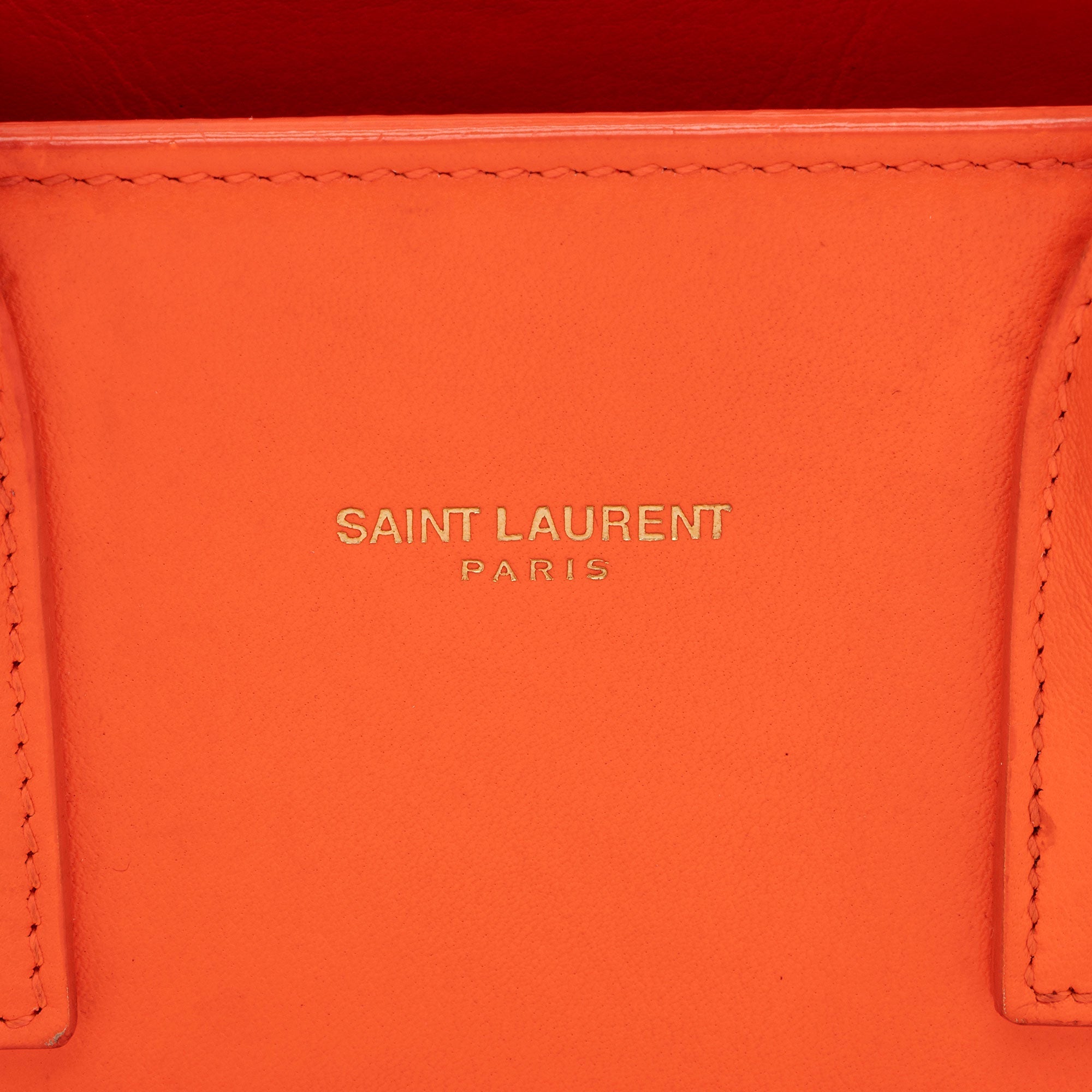 Saint Laurent Calfskin Sac De Jour Nano Tote