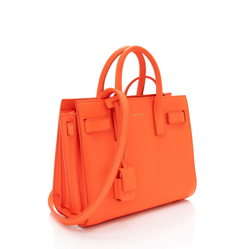 Saint Laurent Calfskin Sac De Jour Nano Tote