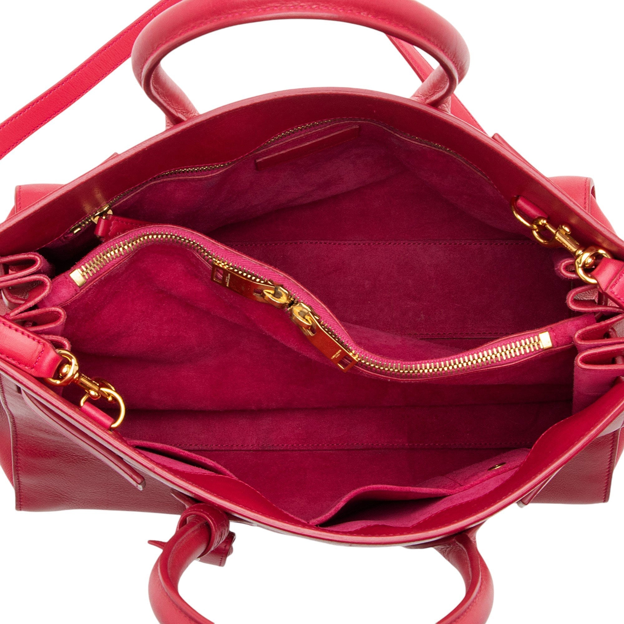 Saint Laurent Calfskin Sac De Jour Small Tote