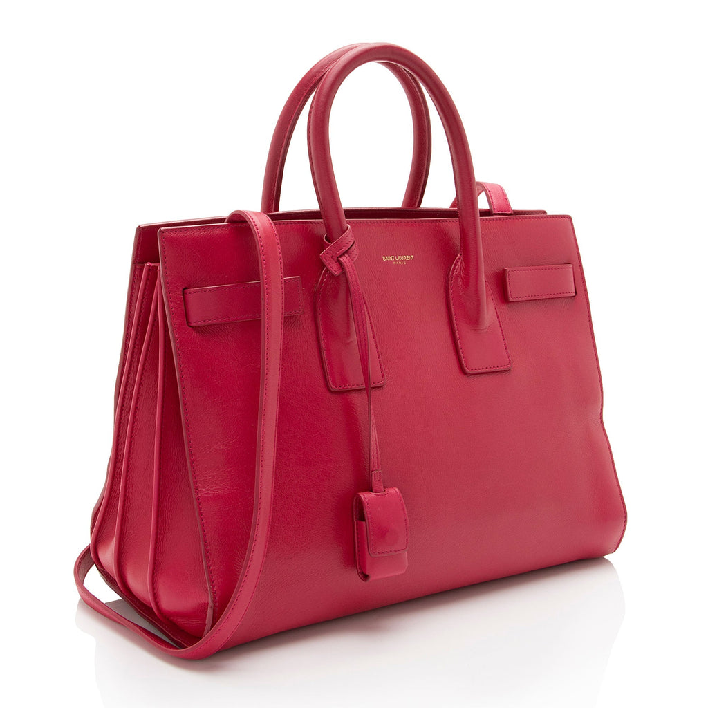 Saint Laurent Calfskin Sac De Jour Small Tote
