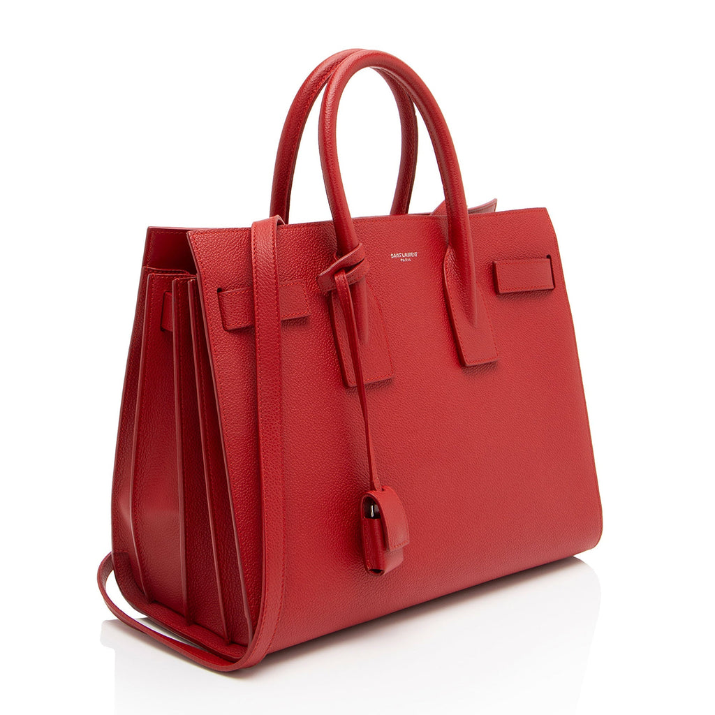 Saint Laurent Calfskin Sac De Jour Small Tote
