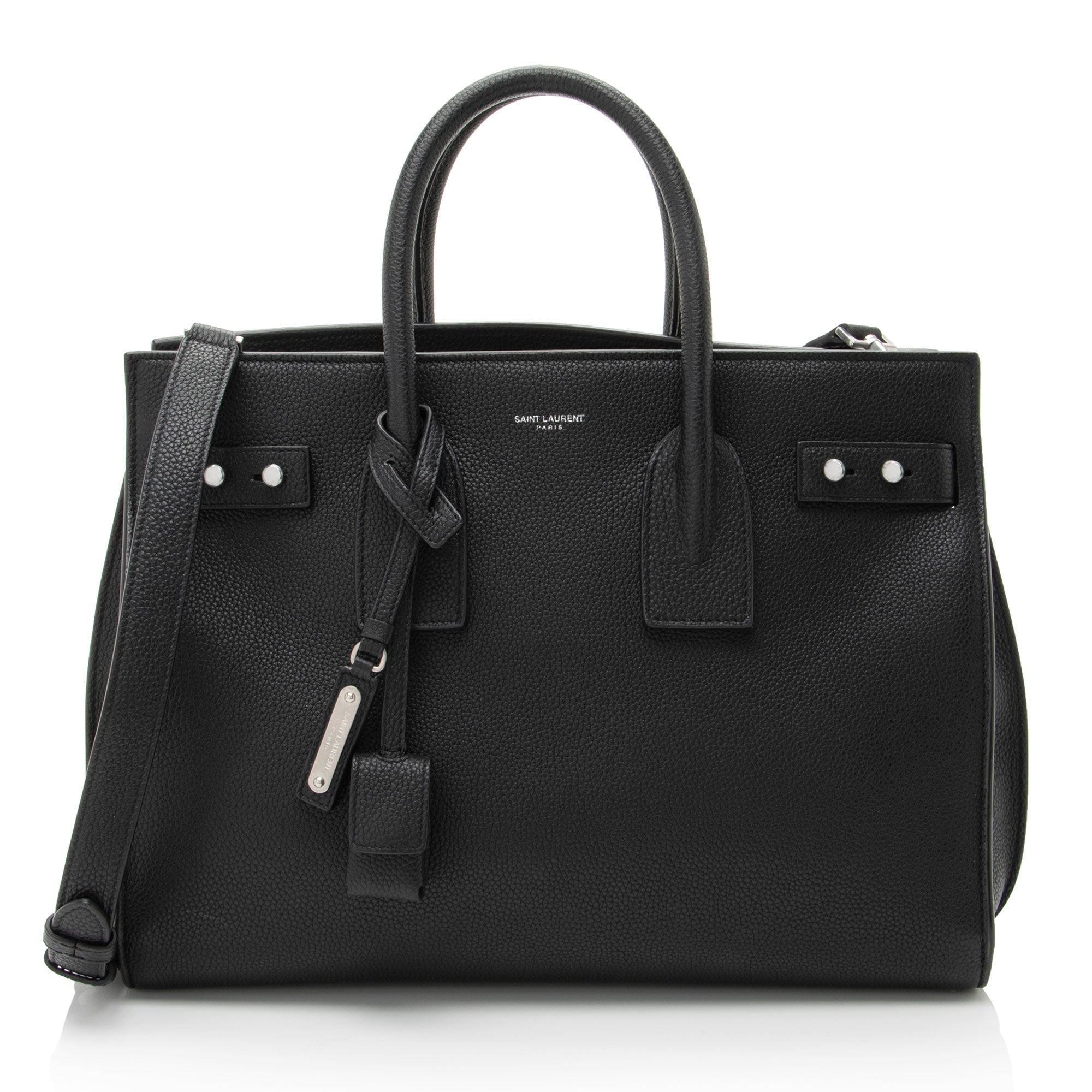 Saint Laurent Supple Calfskin Sac De Jour Small Tote