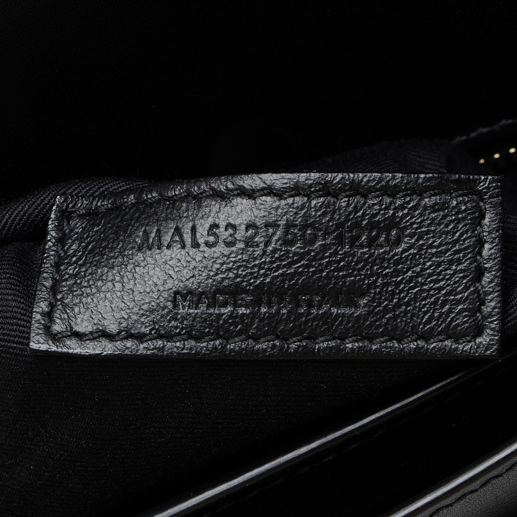 Saint Laurent Calfskin Suede Monogram Cassandra Medium Chain Bag