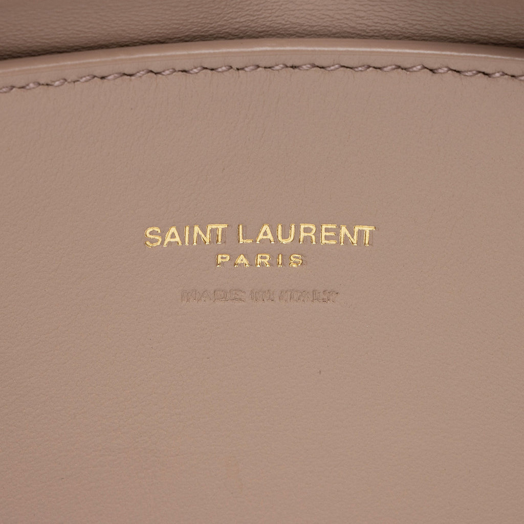 Saint Laurent Calfskin Suede Monogram Kate Reversible Chain Medium Shoulder Bag