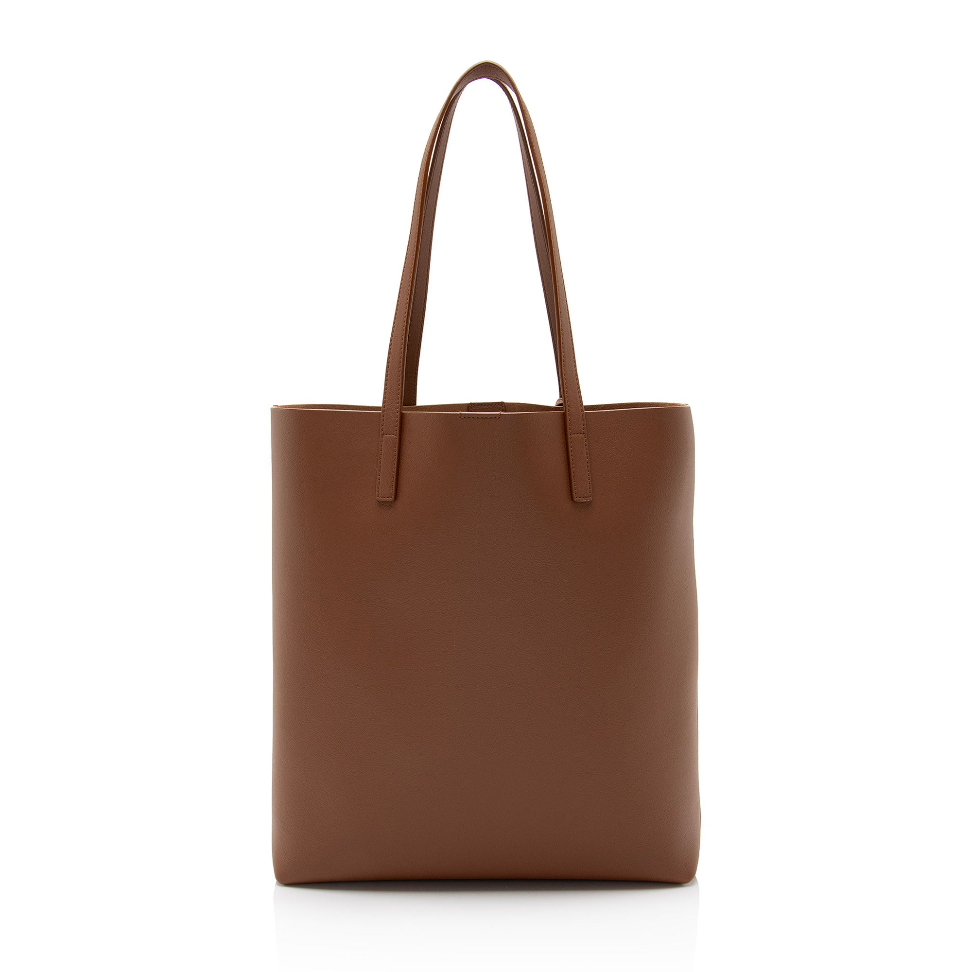 Saint Laurent Calfskin N/S Shopping Tote (SHF-9WdA9t)