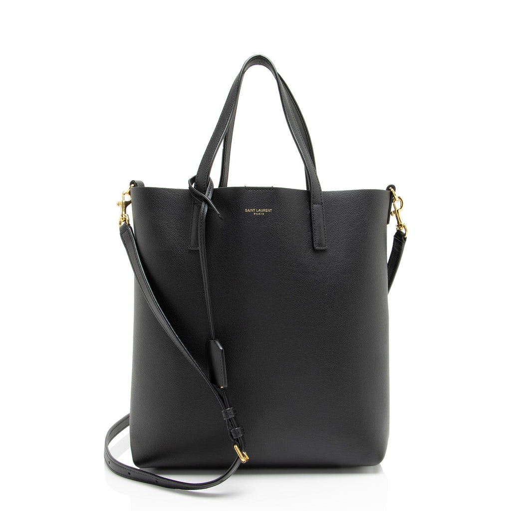 Saint Laurent Calfskin Toy Shopping Tote