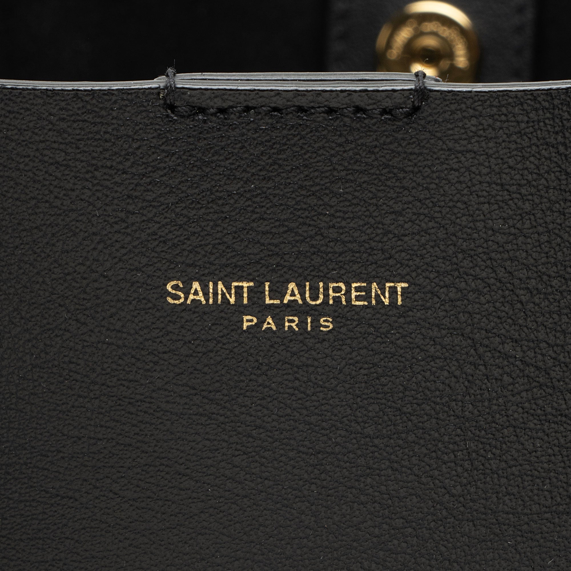 Saint Laurent Calfskin Toy Shopping Tote