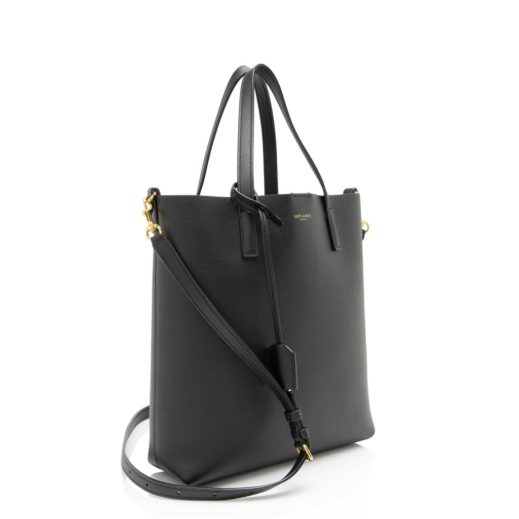 Saint Laurent Calfskin Toy Shopping Tote