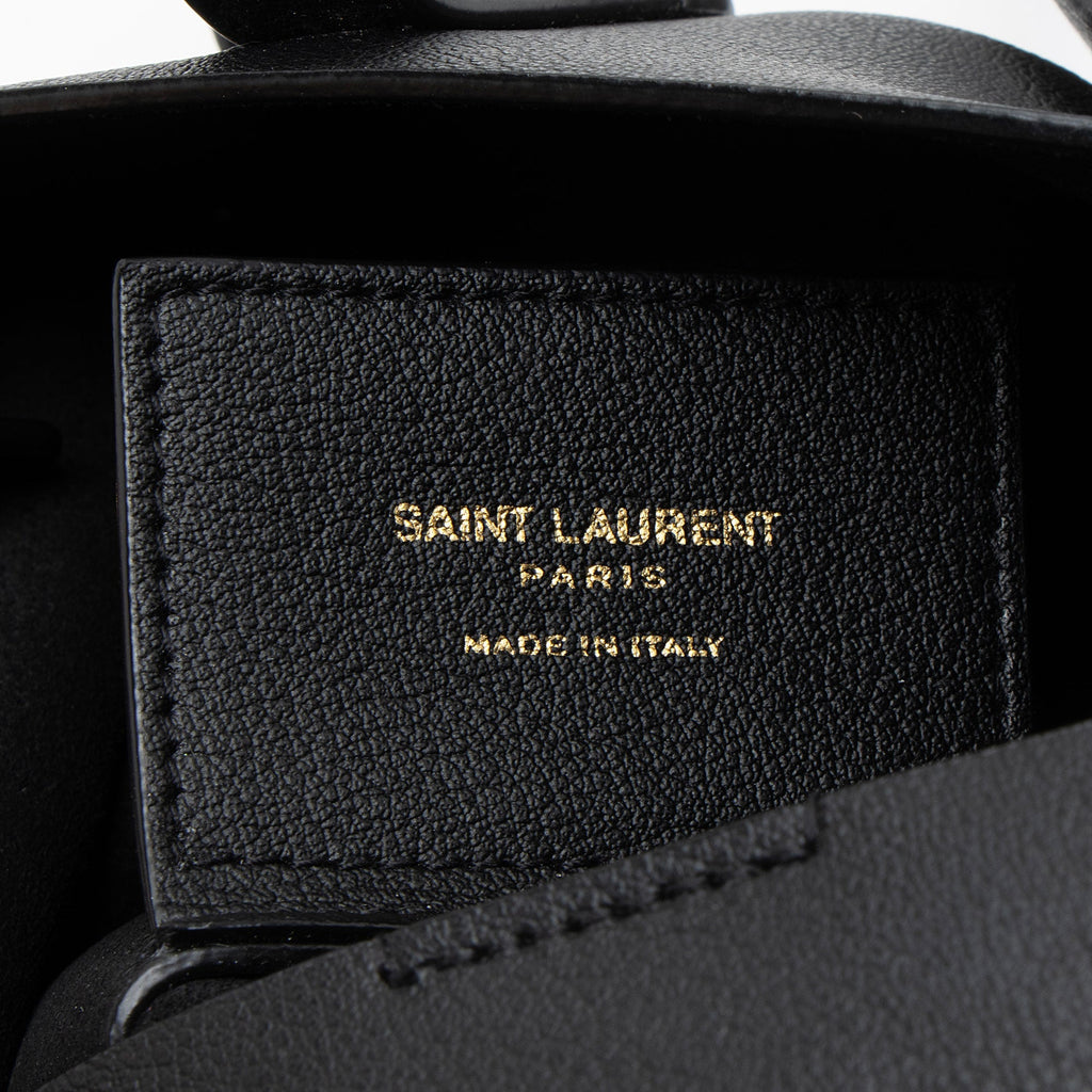 Saint Laurent Calfskin Toy Shopping Tote