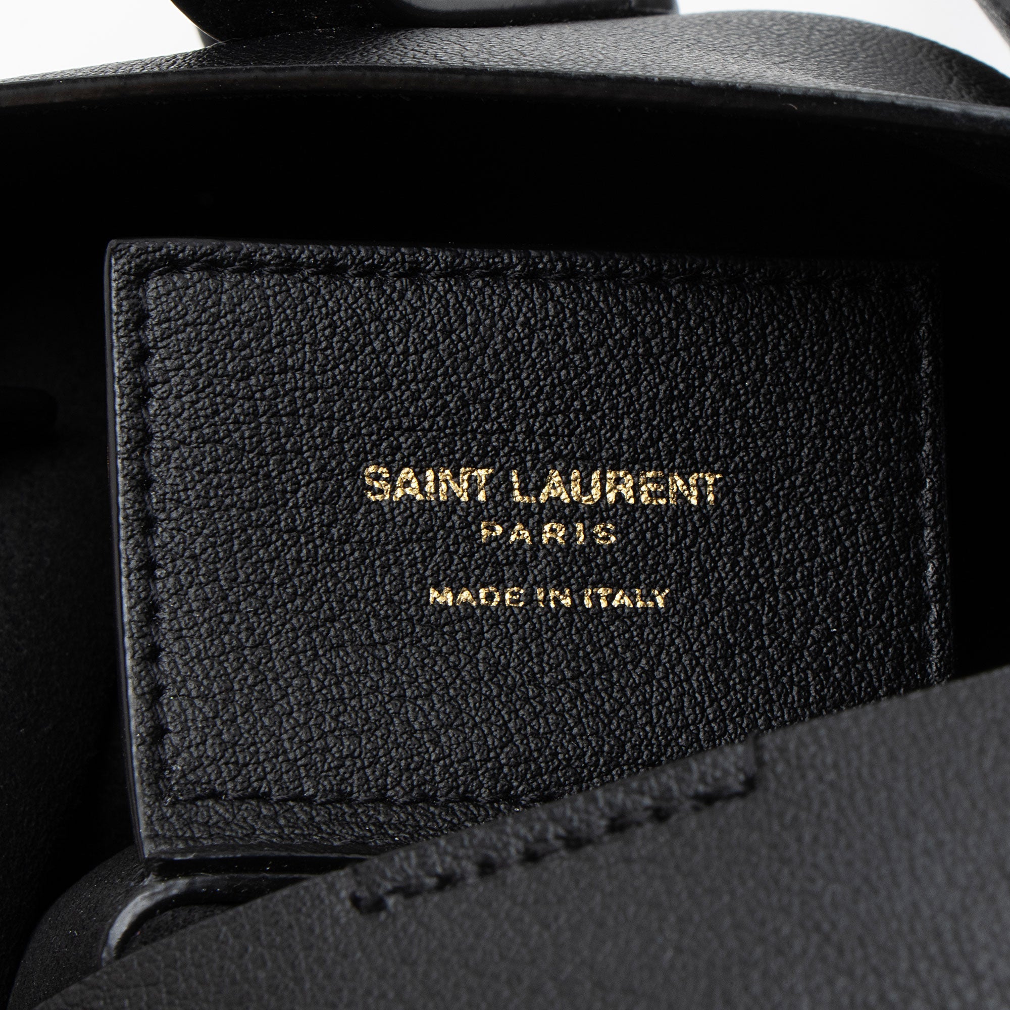 Saint Laurent Calfskin Toy Shopping Tote