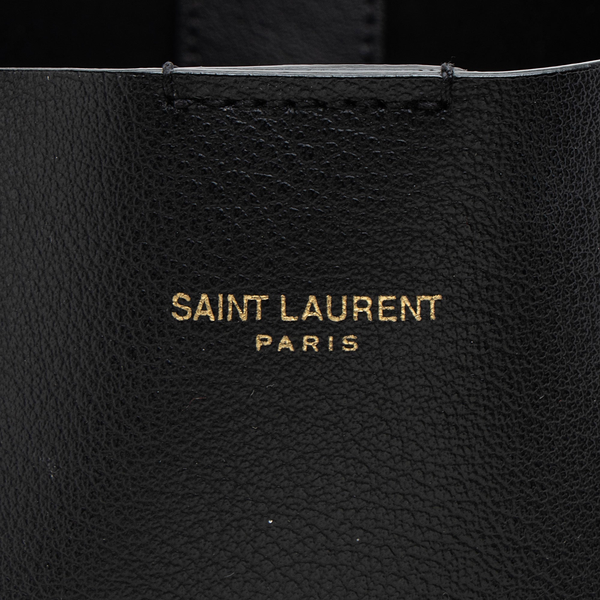 Saint Laurent Calfskin Toy Shopping Tote