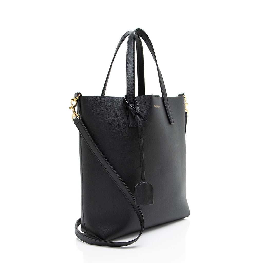 Saint Laurent Calfskin Toy Shopping Tote