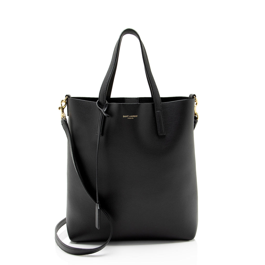 Saint Laurent Calfskin Toy Shopping Tote
