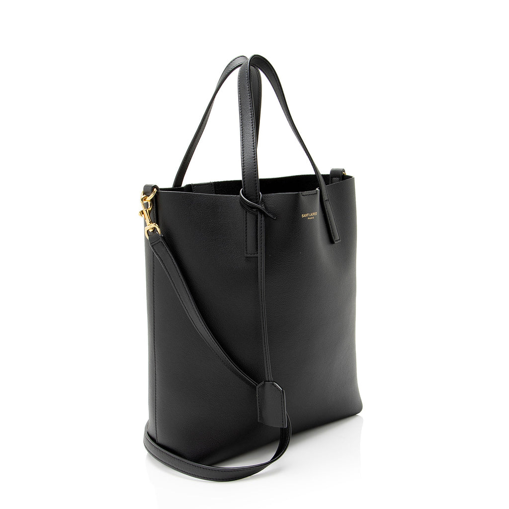 Saint Laurent Calfskin Toy Shopping Tote
