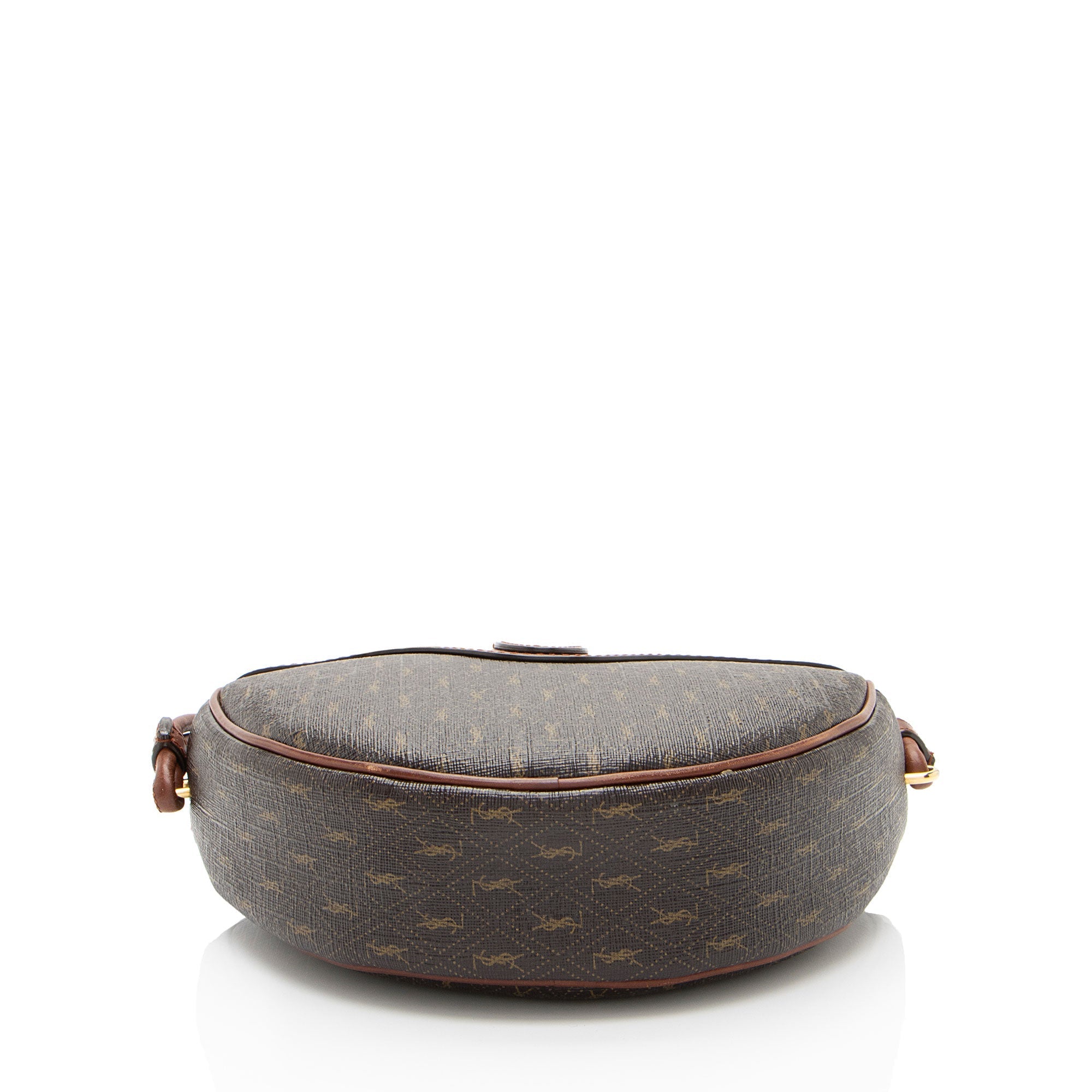 Saint Laurent Le Monogram Canvas Calfskin Sac Coeur Crossbody (SHF-IzwoNK)