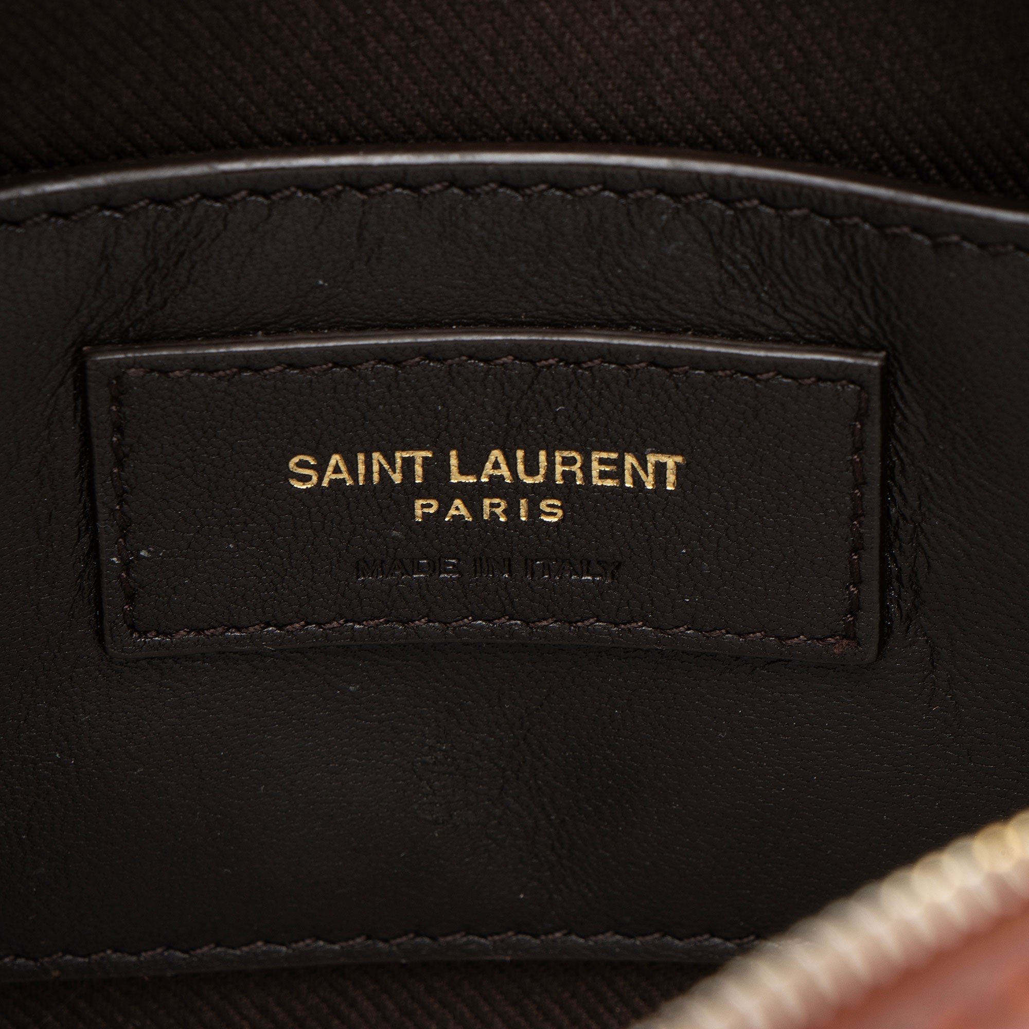 Saint Laurent Le Monogram Canvas Calfskin Sac Coeur Crossbody (SHF-IzwoNK)