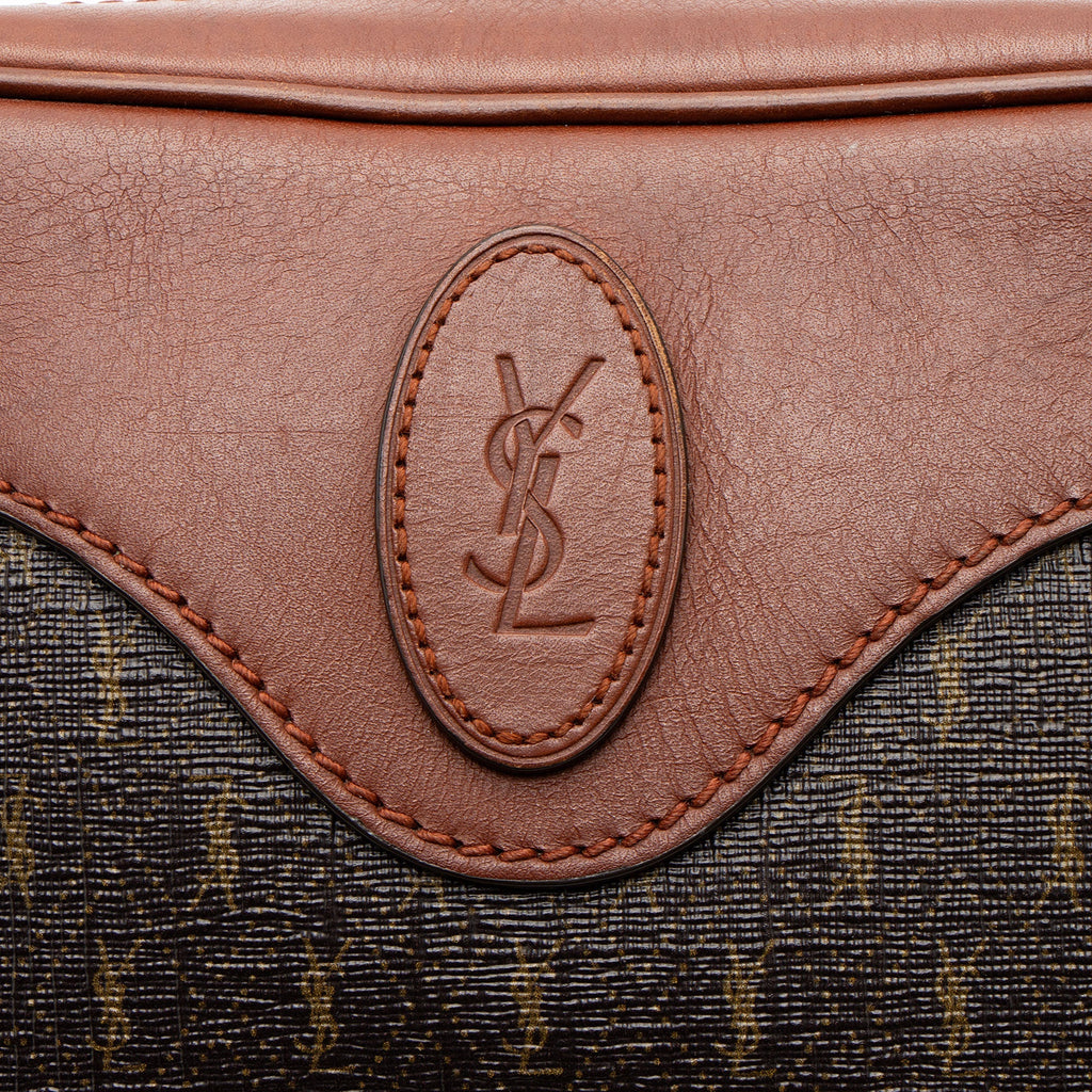 Saint Laurent Le Monogram Canvas Calfskin Sac Coeur Crossbody (SHF-IzwoNK)