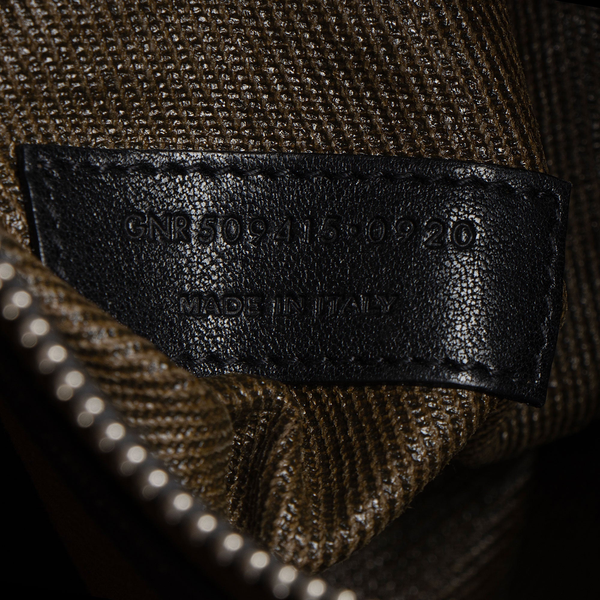 Saint Laurent Canvas Calfskin Rive Gauche Large Tote