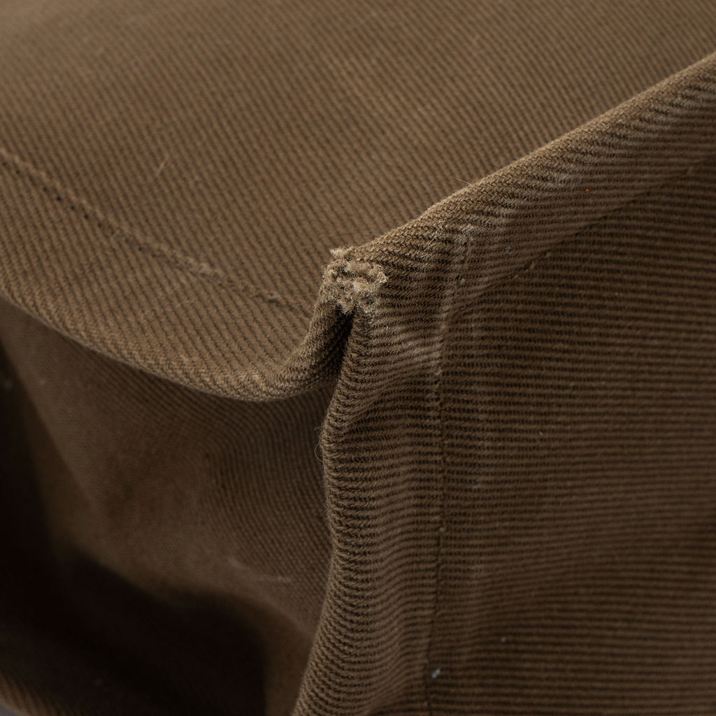 Saint Laurent Canvas Calfskin Rive Gauche Large Tote