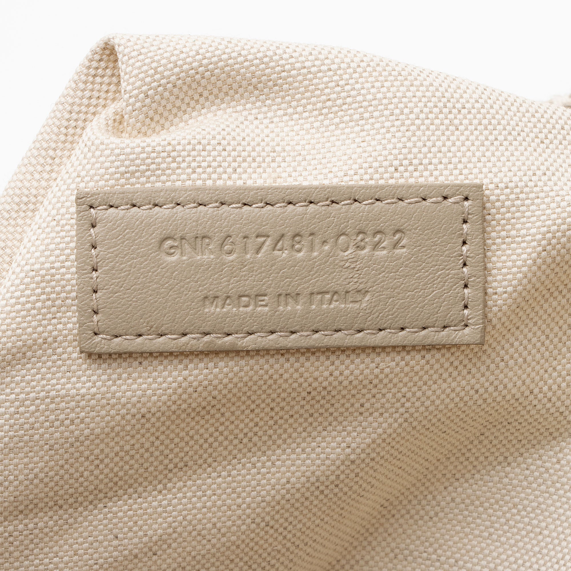 Saint Laurent Canvas Calfskin Rive Gauche Small Tote (SHF-UbHsVK)