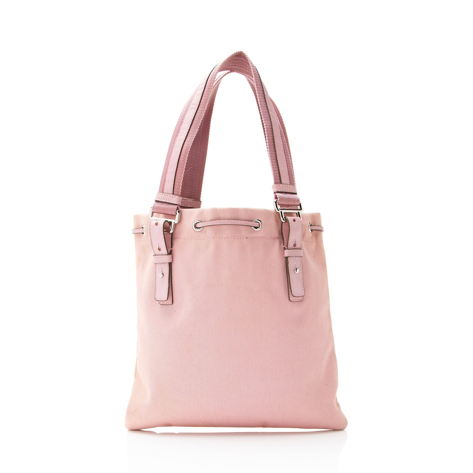 Saint Laurent Canvas Kahala Drawstring Mini Tote