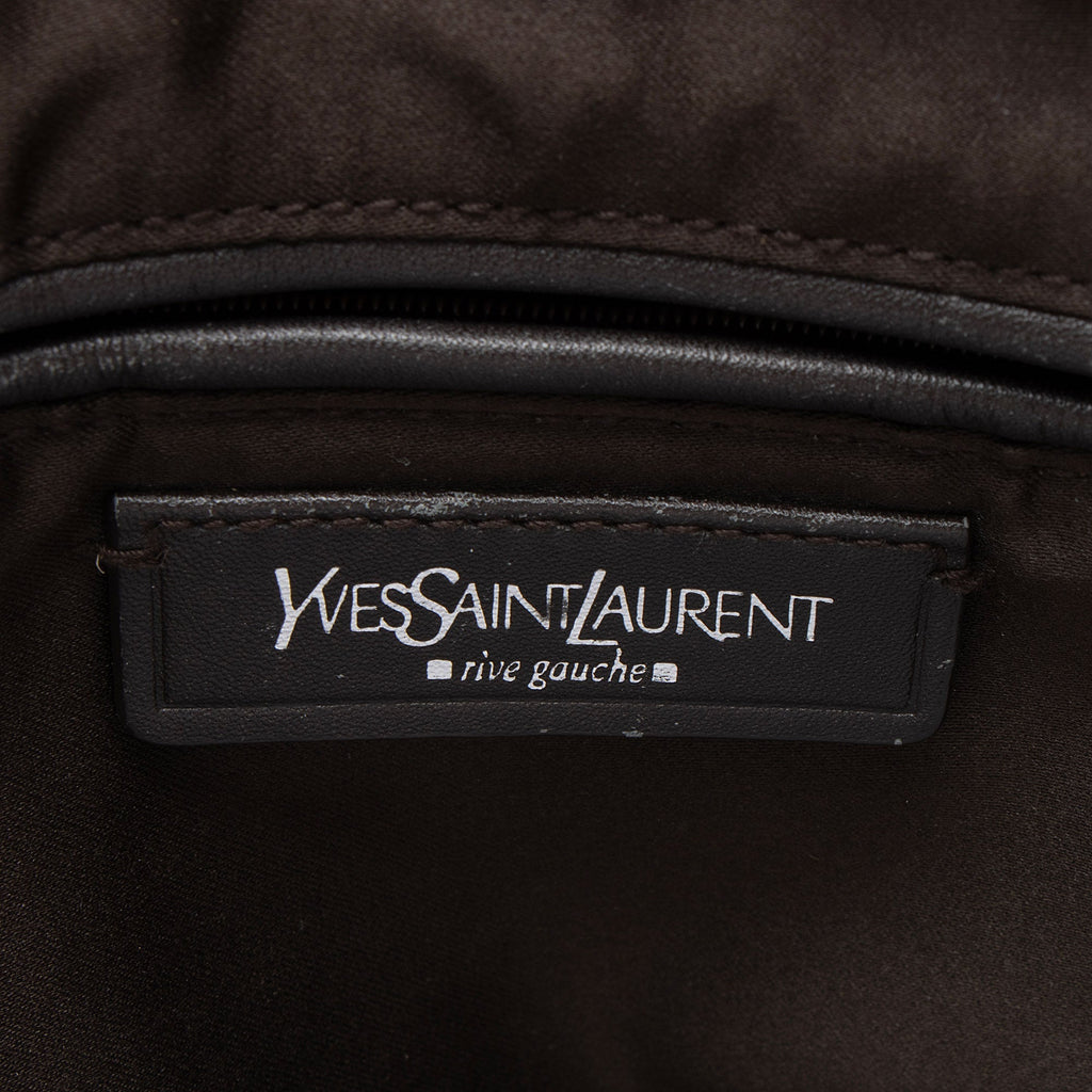 Saint Laurent Canvas Kahala Drawstring Mini Tote