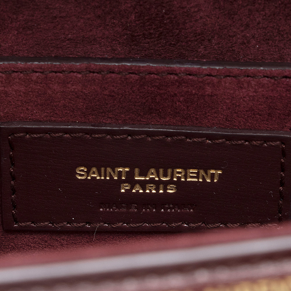 Saint Laurent Canvas Monogram Cassandra Shoulder Bag (SHF-19526)