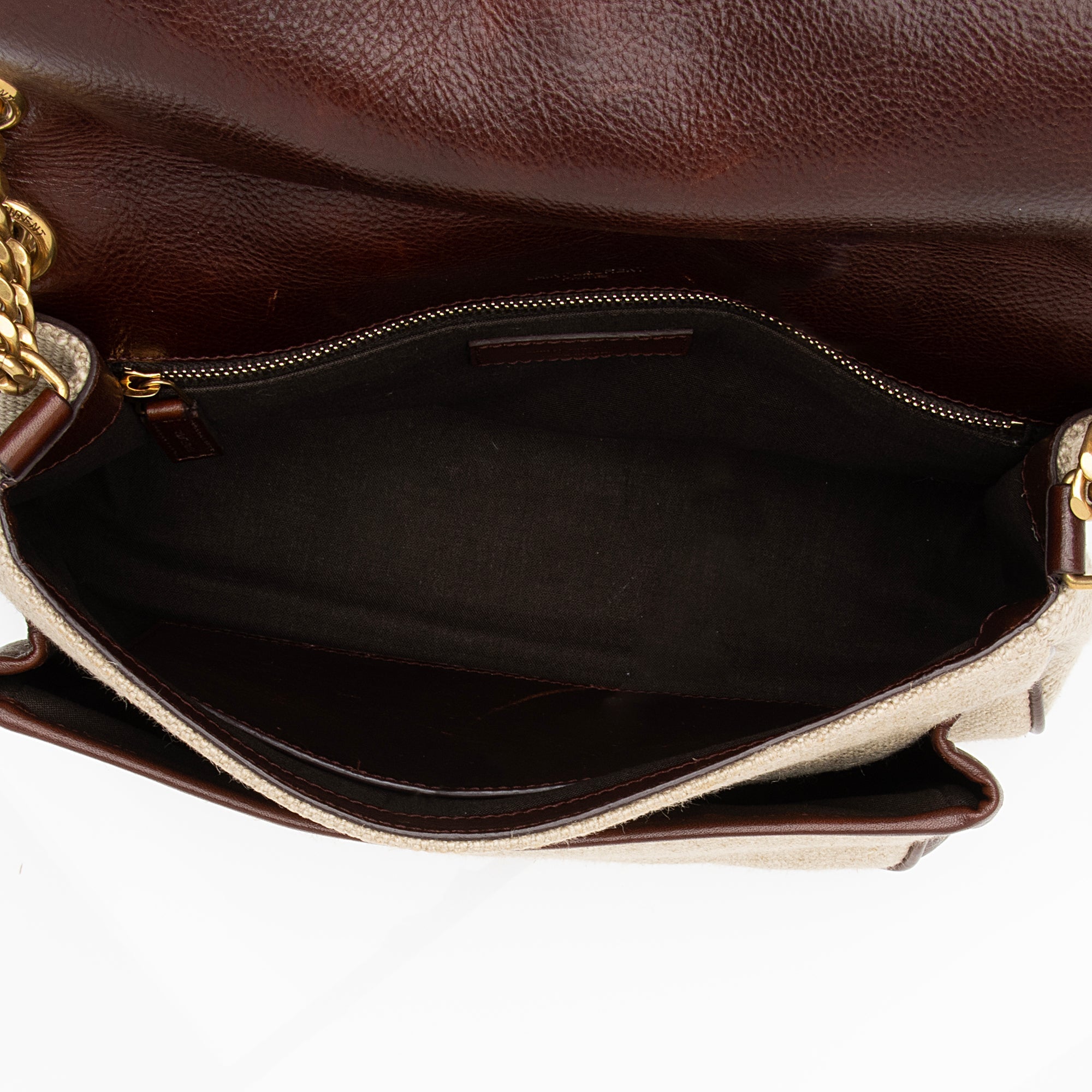 Saint Laurent Canvas Monogram Niki Medium Shoulder Bag (SHF-23610)